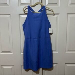 NWT Beyond Yoga Spacedye Refocus Racerback Dress Indigo Heather XL  Athleisure